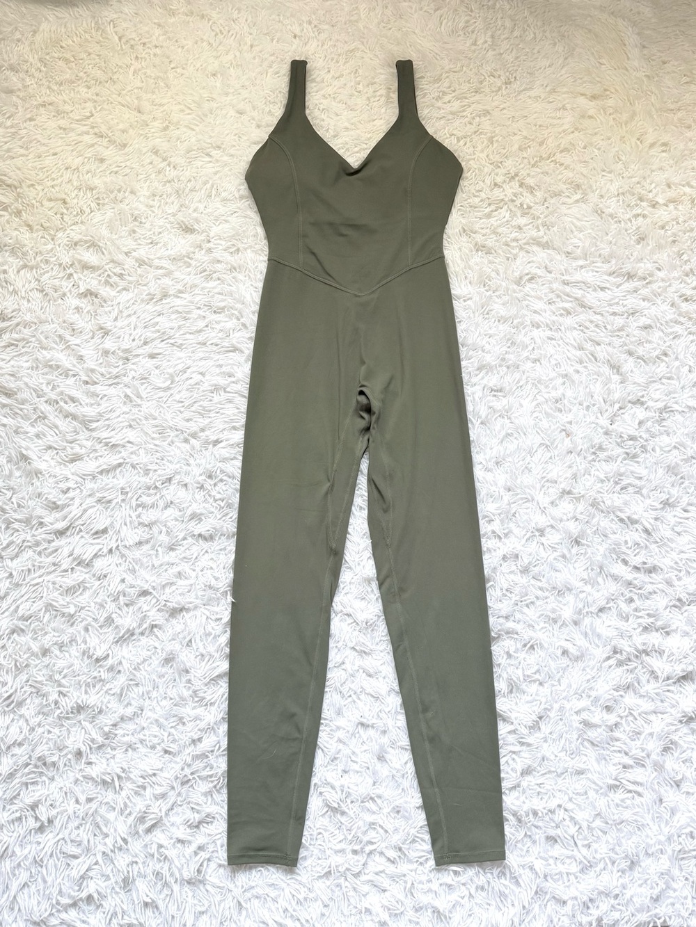Women's Olive Green Cloud II Jumpsuit - Picture 6 of 6